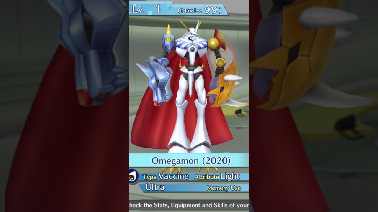 Showcase Digimon and Skill Omnimon Dual Sword and Dual Cannon - Digimon Story: Cyber Sleuth