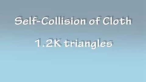 Deformable Model Collision Detection using A-Buffer, I3D 2008 poster