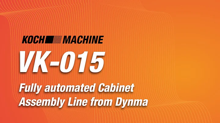 Fully automated Cabinet Assembly Line from Dynma