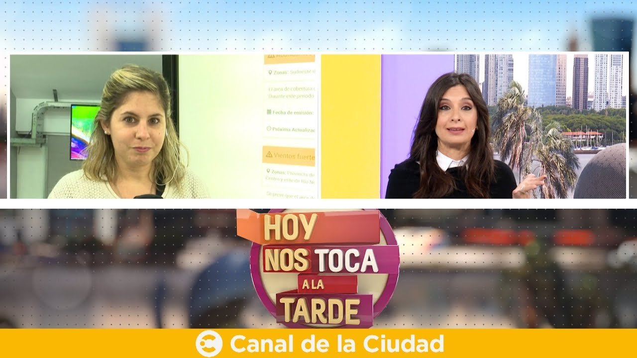 Hoy se va la lluvia, pero no muy lejos: La meteoróloga Cindy Fernández en Hoy Nos Toca a la Tarde ciudad elmina menu