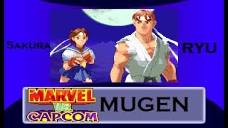 Master and Pupil I - Marvel vs Capcom M.U.G.E.N - Ryu and Sakura