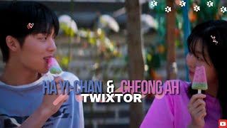 twinkling watermelon | clips for edit | ha yi-chan and cheong ah