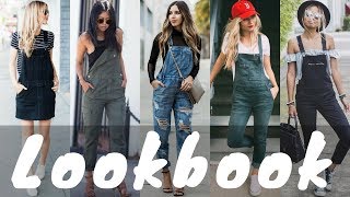 2018 DIY Overall Dress Jumper Outfits | Jumper Dress Outfit Ideas | Spring Lookbook