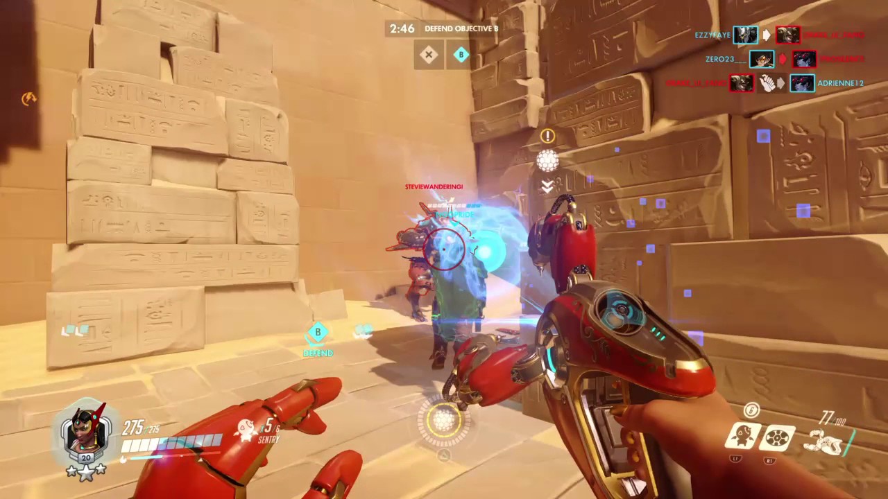 D. Va Fails to Destroy Symmetra's Shield Generator