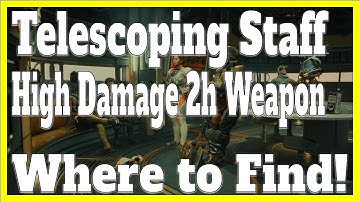 Locatie van de telescopische staf in Outer Worlds 2 (wapen voor melee met hoge schade in het begi...