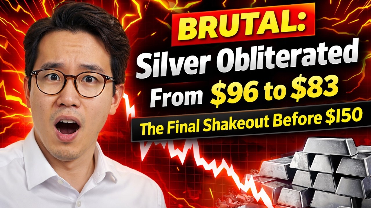 BRUTAL: Silver Obliterated From $96 to $83 - The Final Shakeout Before $150