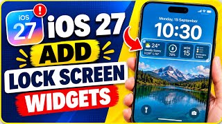 How to Add Widgets on iPhone Lock Screen in iOS 27 screenshot 4
