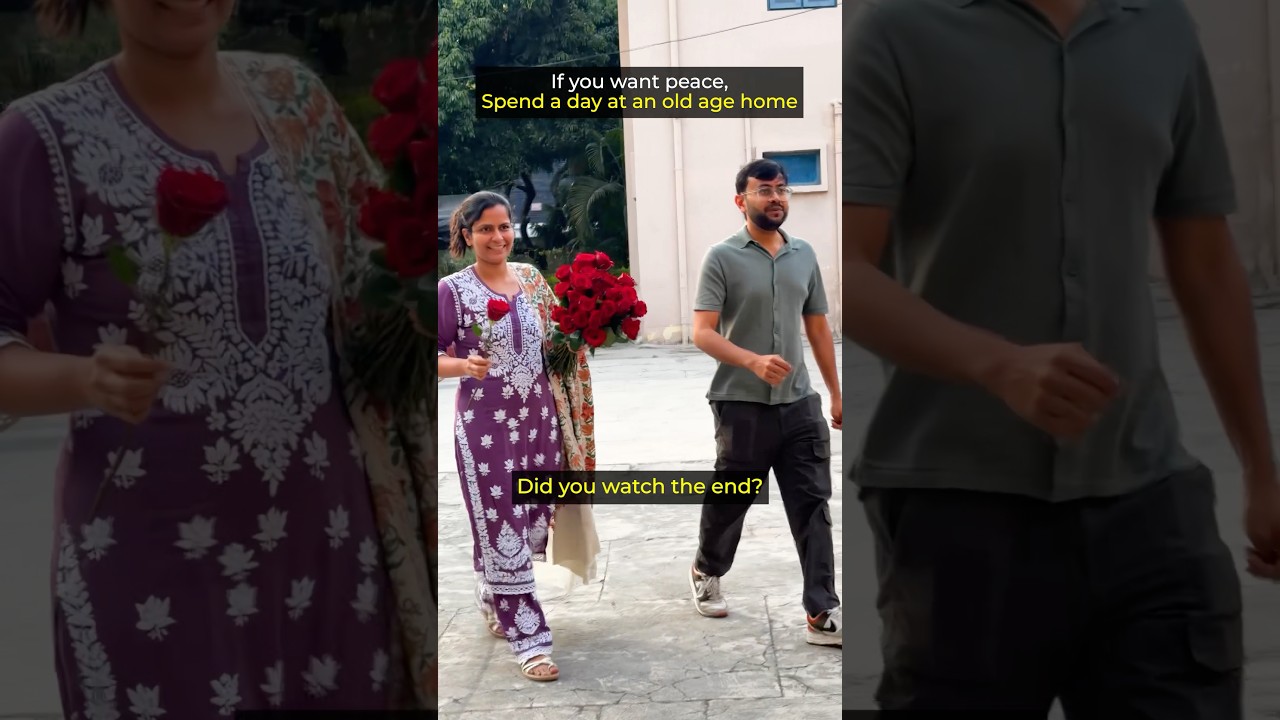 If you want peace, spend a day at an old age home 🫶🏼♥️ Nimisha Bansal #OldAgeHome #Peace #Seva