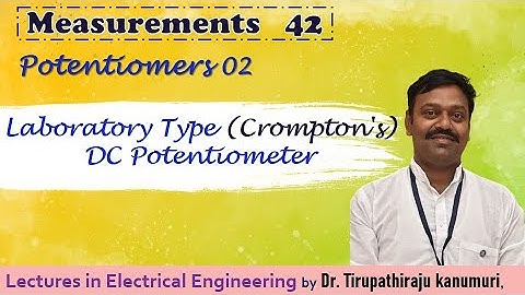 ME42 Laboratory Type Cromptons DC Potentiometer