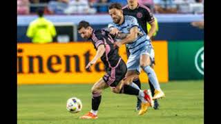 MESSI \& SUAREZ SCORE 😱  Inter Miami vs Sporting Kansas City | MLS Highlights |