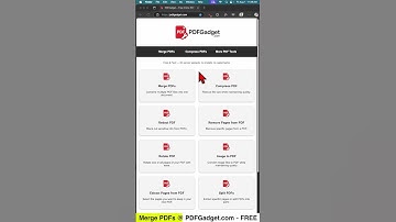 How to Merge Multiple PDFs into One PDF File - FREE