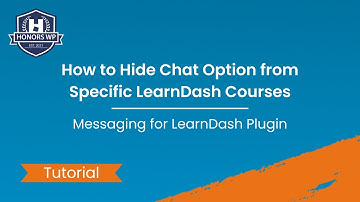 Messaging for LearnDash - Hide Chat from Specific LearnDash Courses