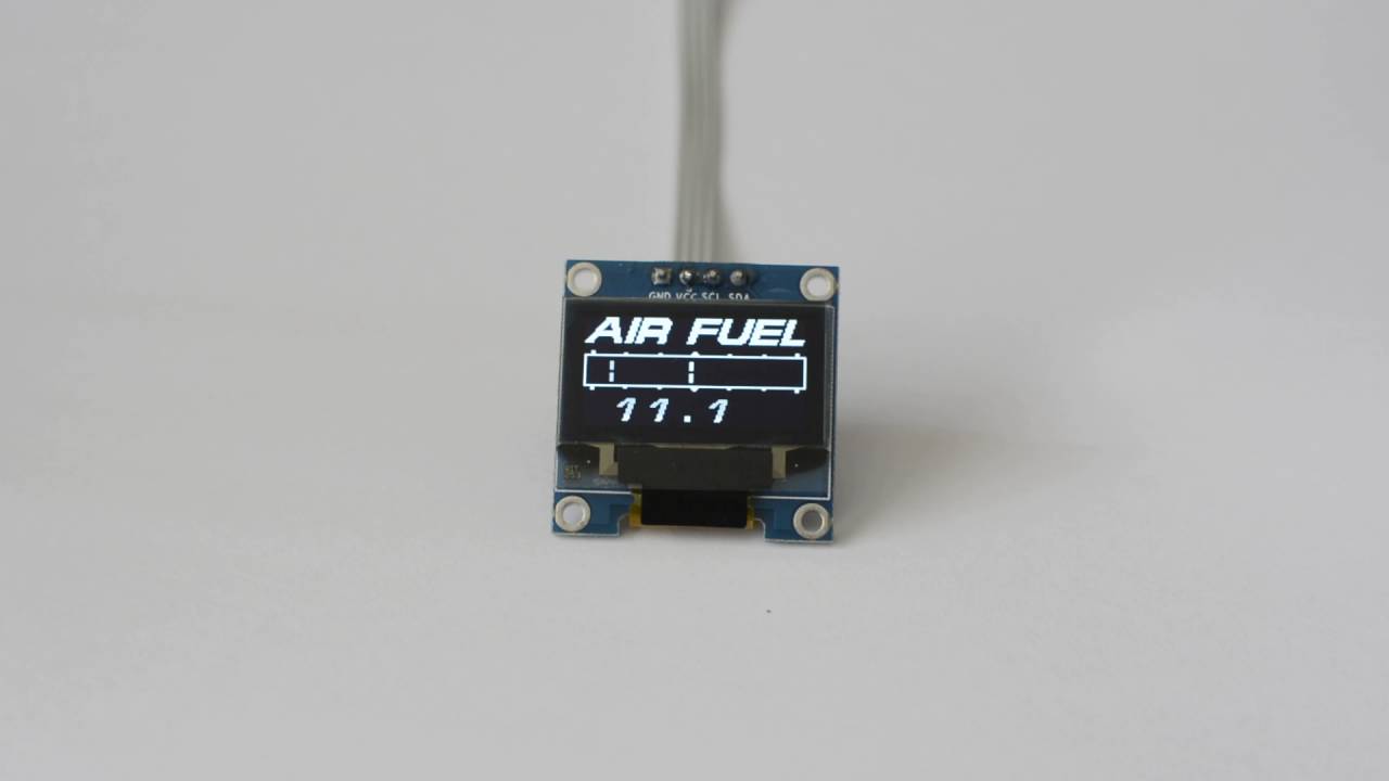 OLED digital single AFR (Air Fuel Ratio) gauge - Zada Tech