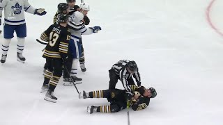 Brad Marchand Upset After Linesman Knocks Him Down by Jens95 136,172 views 12 days ago 1 minute, 24 seconds