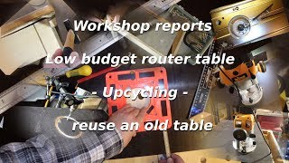 Build of a low budget router table - reuse, recycling, upcycling
This episode will focus on a basic DIY idea: reuse, recycling things or better upcycling things. In todays episode I want to show how I convert an old kitchen table into a router table. Upcycling means, not only to reuse things also improve them and build new things out of it, instead of throwing them away.
The main focus of upcycling projects is to preserve our environment. Salvaging and Reusing Wood is an important part of a greener, ecological way of live.
Content chapters:
01. Detach the table top and unnecessary braces
02. Removing remaining wood parts and glue residue
03. Attach new braces
04. Milling the bottom of the router table plate to insert the router
base plate
05. Drilling the screw holes for fixing the router
06. Milling a 80mm hole for the router head
07. Insert the router base plate on the table top bottom side
08. Adding the router insert plate on the table top upper side
09. Insert the t-tracks
10. Adding a safety switch
Music:
Pilots Of Stone - Audionautix
Pilots Of Stone by Audionautix is licensed under a Creative Commons Attribution license (https://creativecommons.org/licenses/by/4.0/)
Artist: http://audionautix.com/
Seven Twenty - Diamond Ortiz
Artist: Diamond Ortiz Build of a low budget router table - reuse, recycling, upcycling