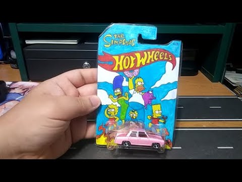 custom hot wheels card