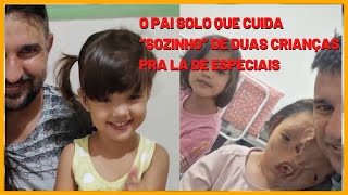 A incrível história do pai solo que cuida sozinho das DUAS FILHAS ...