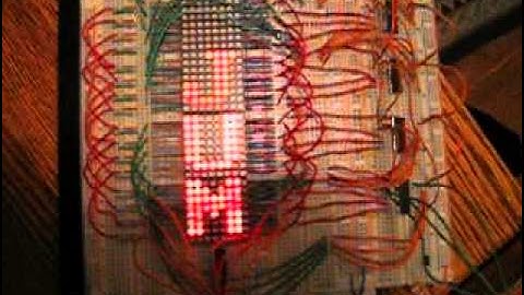 RSGC ACES. 2009-2010. Jump Scroll on 8x8 LED matrices