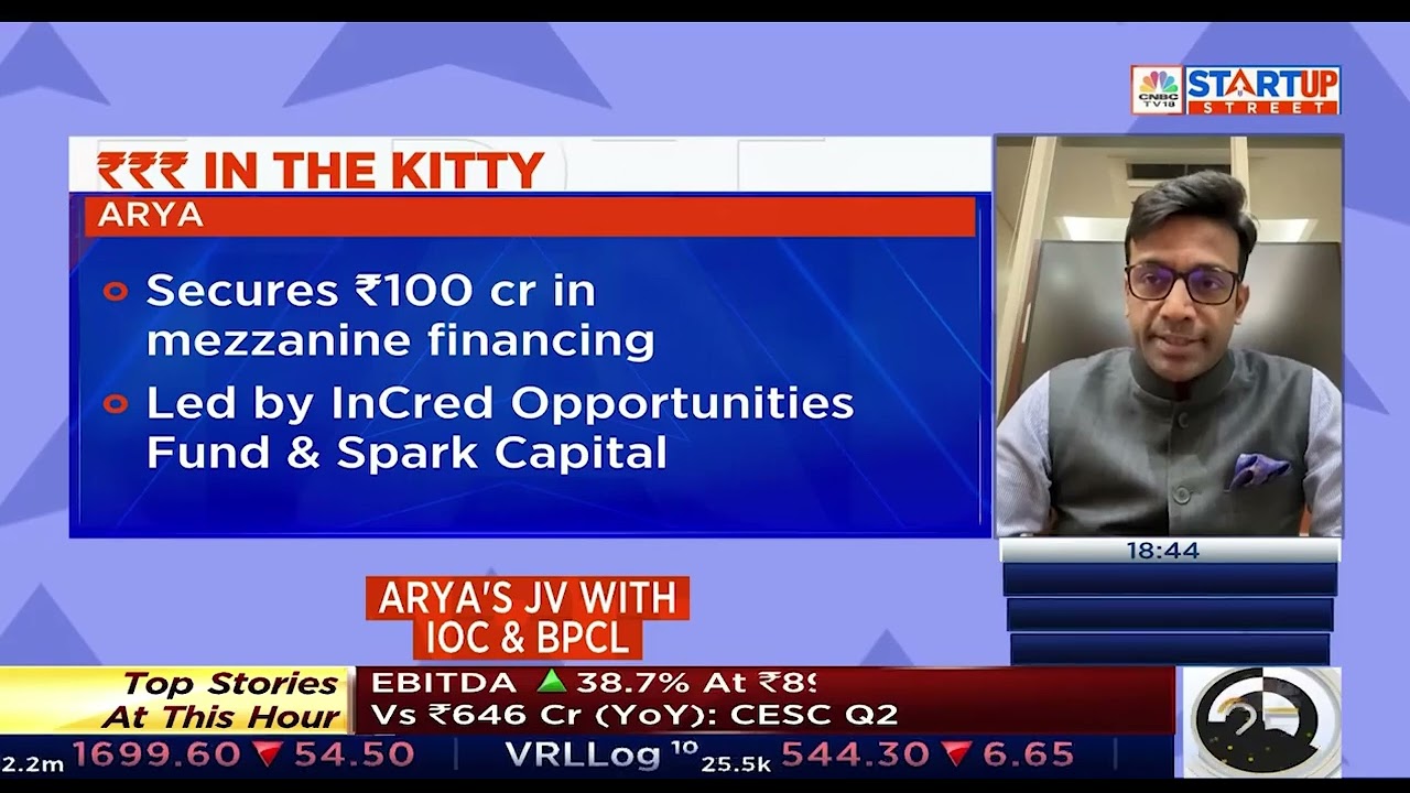 Mainak Chakraborty on CNBC TV18's Startup Street | ARYA’s Milestone in Biogas Expansion