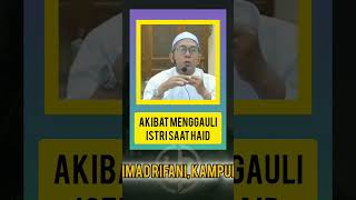 AKIBAT MENGGAULI ISTRI SAAT HAID #shorts #guruahmadrifani