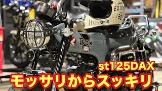 【st125DAX】モッサリからスッキリなフェンダーへ