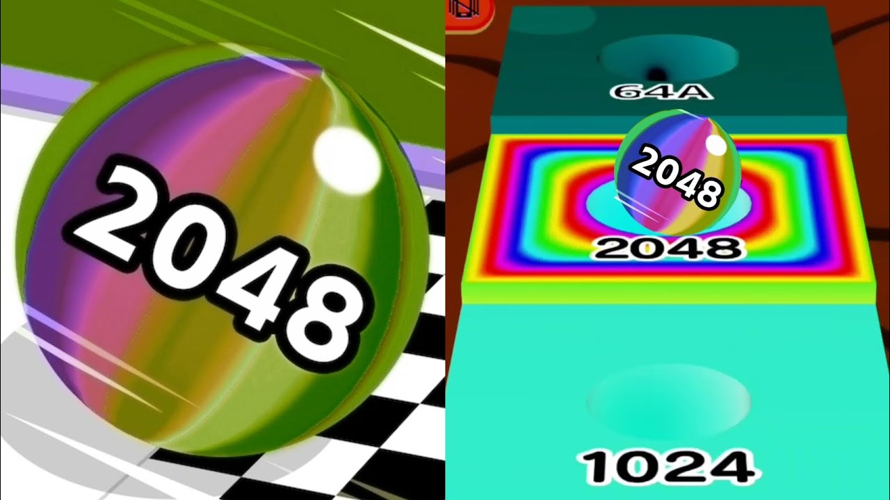 Ball Run 2048 Infinix 🏀 vs Reverse ball Colour Run walkthrough , iOS ...
