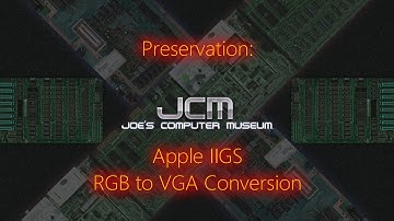 Apple IIGS RGB to VGA Conversion