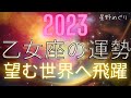 2023年　乙女座の運勢　望む世界へ飛躍