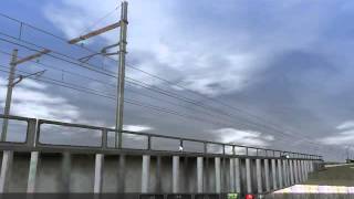 [Train Simulator 2016] Passage rapide d'un UM de TGV P.S.E screenshot 2