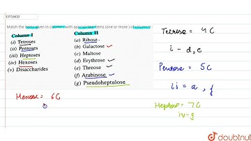 Match the items given in column I with appropriate items (one or more ) of column II :  | 11 | B...