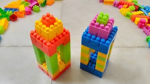 Satisfying DIY House ASMR/ Building Blocks/block game/Lego building blocks#asmr#buildingblocks#lego