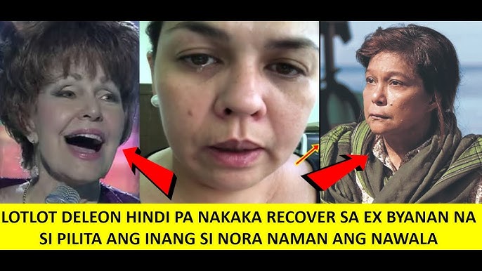 LOTLOT DELEON BASAG NA BASAG ANG PUSO PAG LIBING NI PILITA PAGPANAW NAMAN NG INANG SI NORA AUNOR