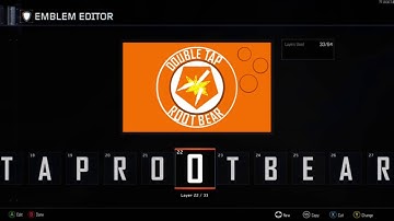 Bo3 double tap emblem