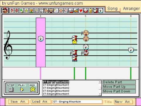 Chrono Trigger, Singing Mountain - Mario Paint Composer