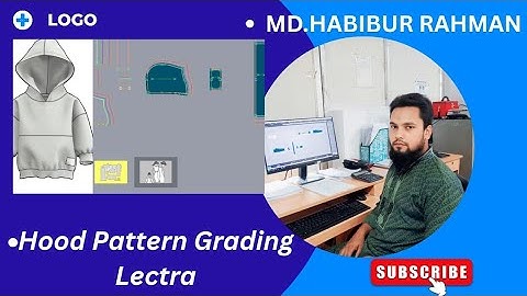 Hood pattern grading lectra modaris software, hood grading, pattern grading, hood pattern #tutorial 