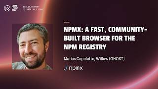 Matias Capeletto & Willow (GHOST) - npmx: a fast, community-built browser for the npm registry screenshot 1