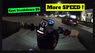 How to make your 150cc(gy6) bike WAY QUICKER for cheap! (100% recommend)