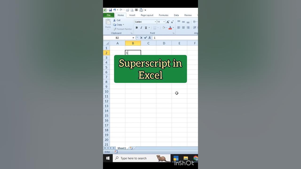 How to use Superscript in Excel tips and tricks #excel #exceltutorial # ...