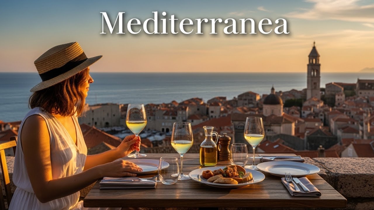 Romantic Italy Views 🎶 Mediterranean Instrumental Music for Relaxing Moments | 4K