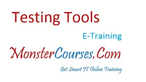 QTP Online training, QA online training, Online QTP training, Testing tools training online