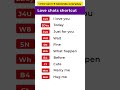 Live chat shortcut words ❤️ #english #shorts #trending