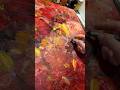 Red Flowers painting process #flowerart  #paintingprocess #abstractpainting #art #acrylicpainting