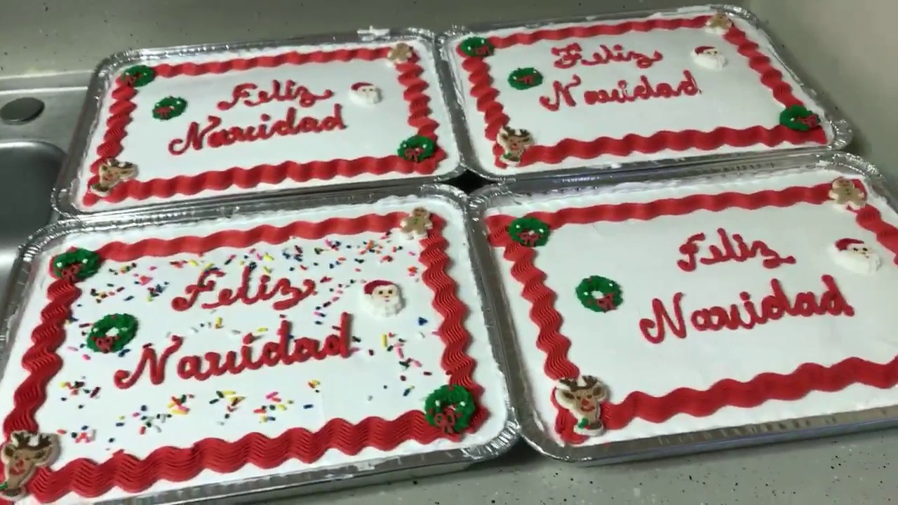 Decorando los tres leches navideños. - YouTube