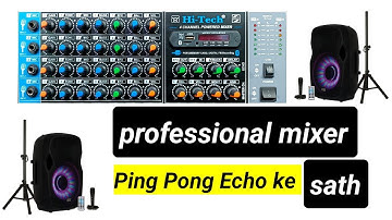 4 Channel Mixer - Unboxing, Review and Tips #Dj mixer