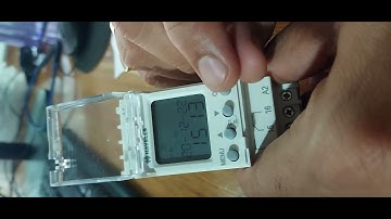 havells digital timer  settings