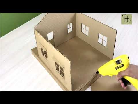 Kartondan Ev nasıl yapılır? | Kartondan Ev yapımı  Proje Ödevleri/Teknoloji Tasarım