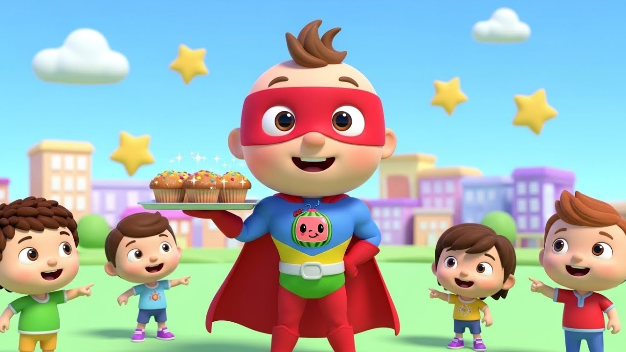 The Muffin Man Super Hero Rescue 🦸‍♂️ | Kids Songs & Rhymes | FunRhymes Kids TV