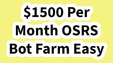 Elf Thieving $1500 Month OSRS Bot Part 1