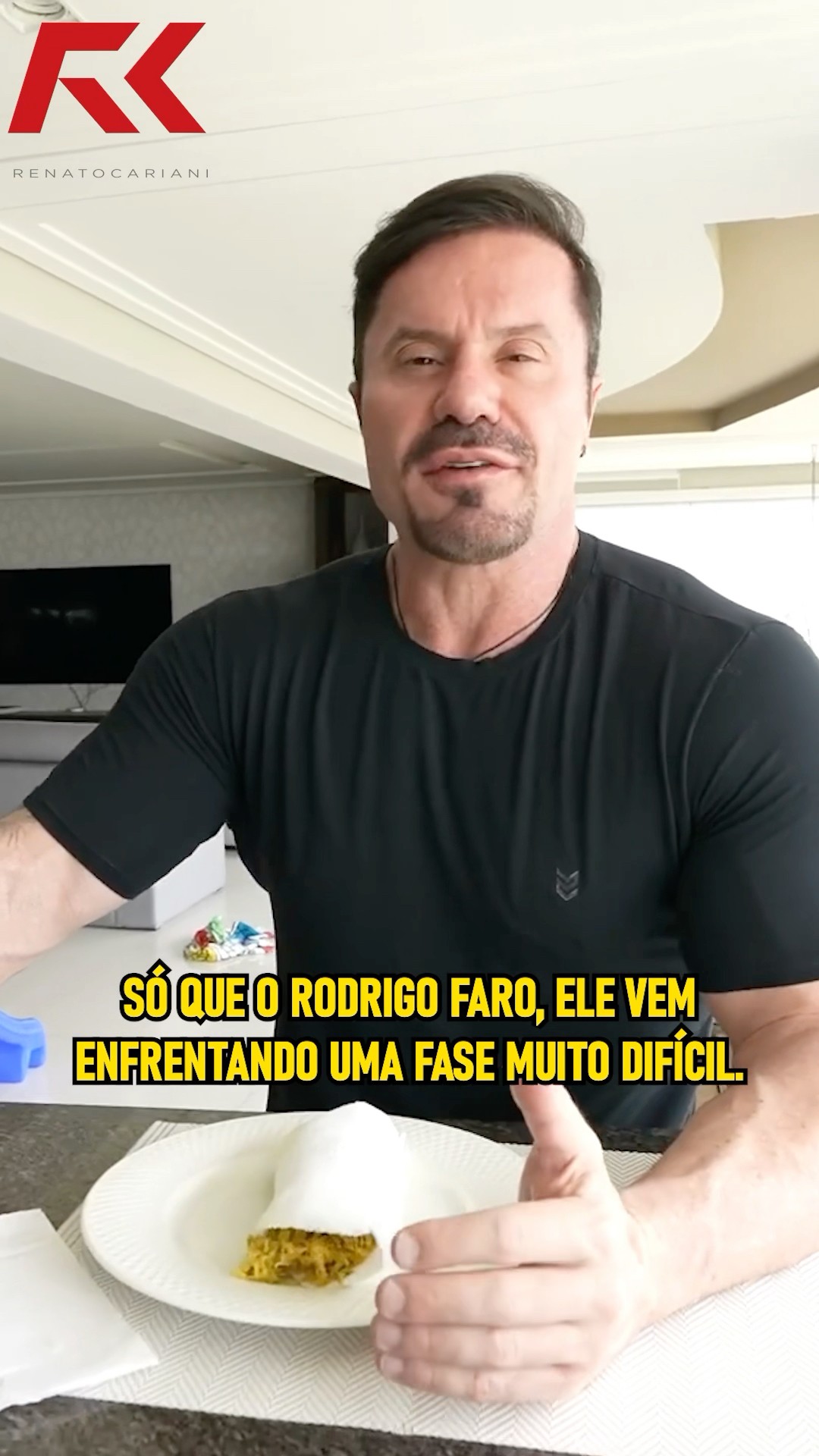 NOVO PROJETO COM RODRIGO FARO! #renatocariani #projeto #rodrigofaro #treino #musculação #academia