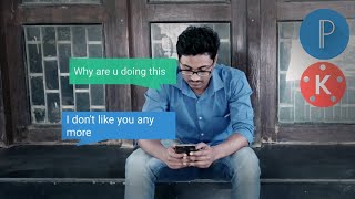 How to make Pop-up Text Message Effect in Mobile | #MadeWithKineMaster | #hopemanstudio screenshot 4